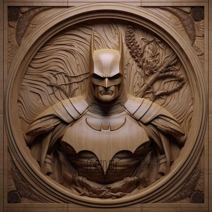 Batman Forever 1 stl model for CNC